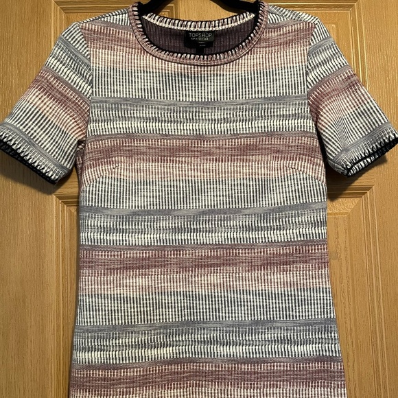 Striped Short Sleeve Dress - Picture 4 of 13